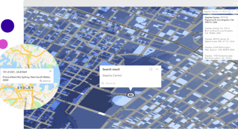 Geocoding and geoprocessing