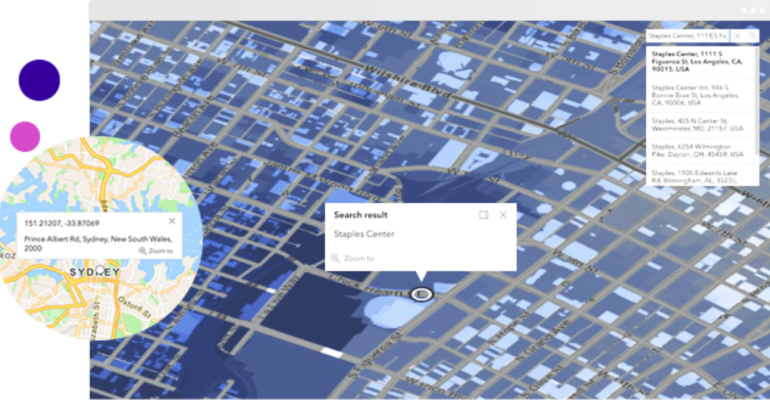 Geocoding and geoprocessing