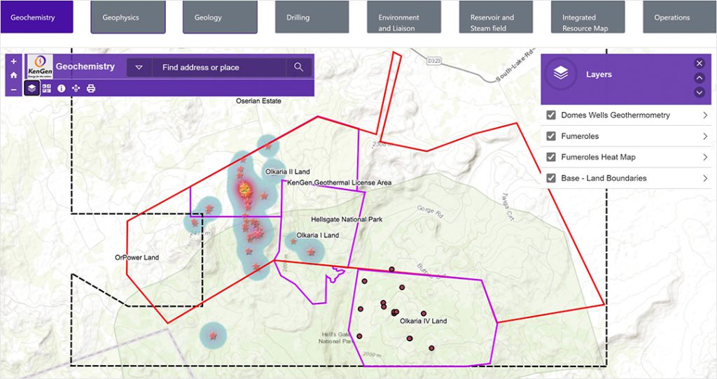 The Integrated Resource Management Information System (IRMIS) models KenGen's extensive geothermal resources