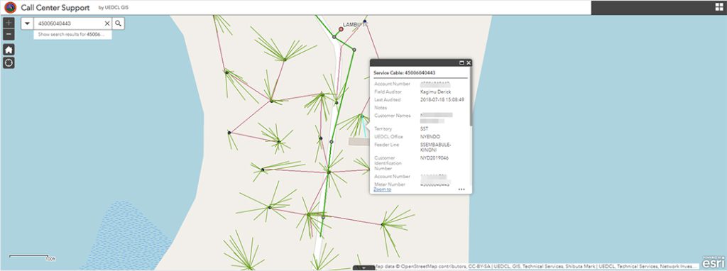 The Geospatial Infrastructure View for the Call Center